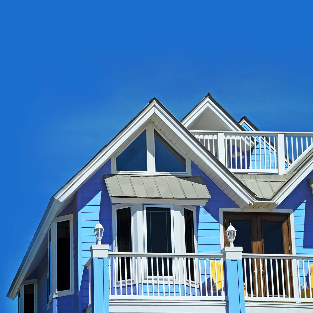 Blue Florida house for sale using a Free MLS listing service